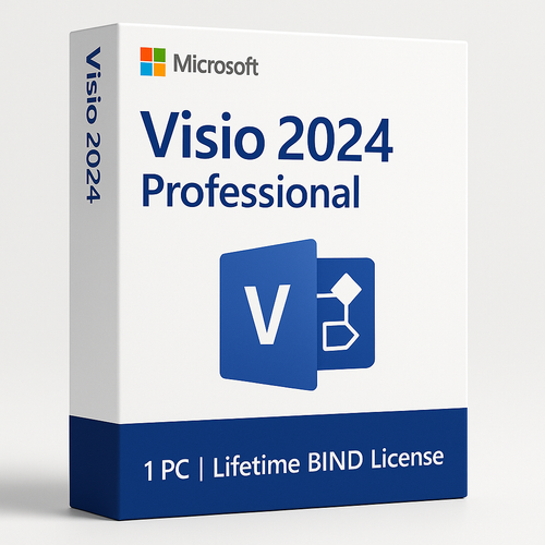 Visio 2024 Professional – Lifetime Key for 1 PC Bind Edition