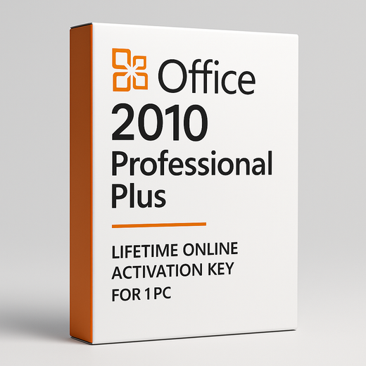 Office 2010 Professional Plus – Lifetime Online Activation Key for 1 PC