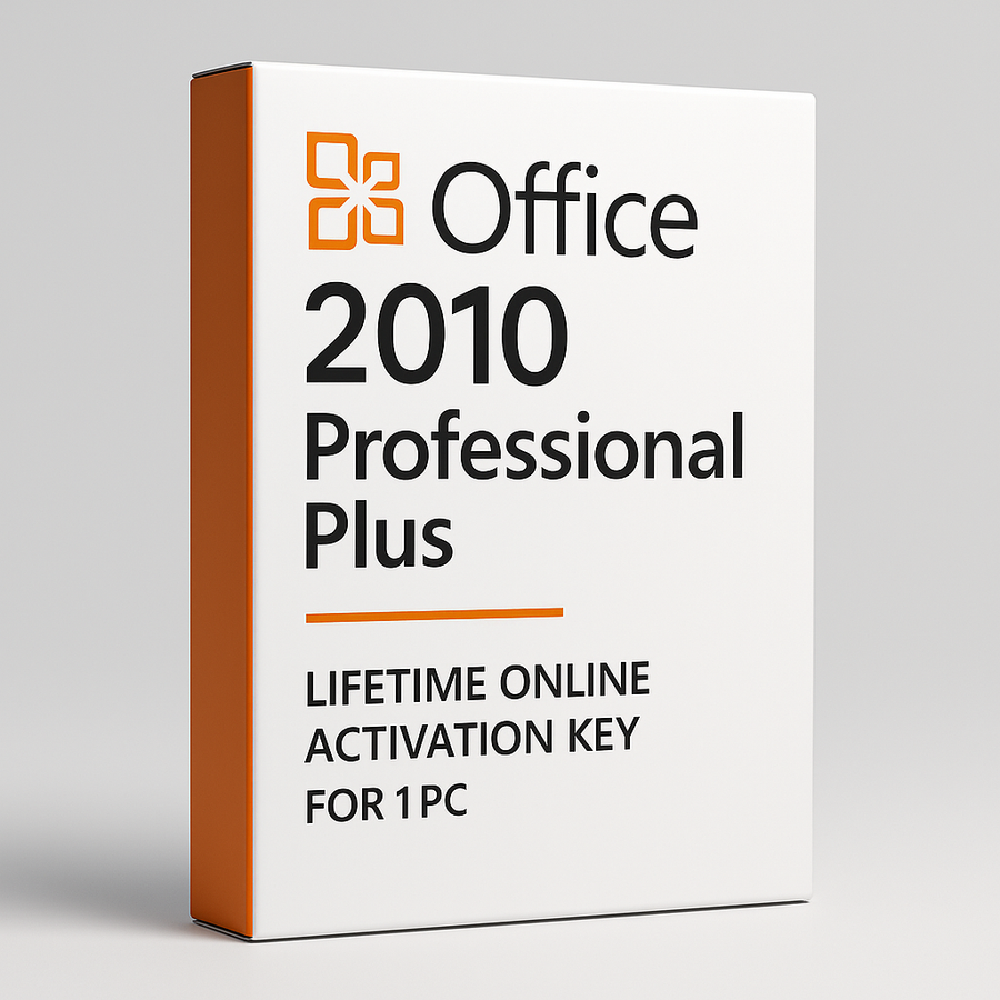Office 2010 Professional Plus – Lifetime Online Activation Key for 1 PC