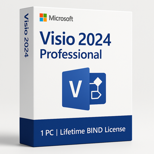 Visio 2024 Professional – Lifetime Key for 1 PC Bind Edition